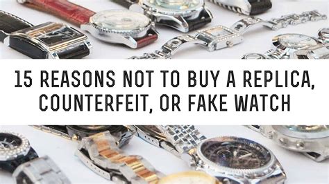 is it legal to buy a replica watch